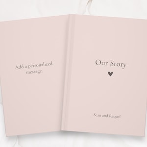 Nossa história de amor, diário personalizado para casais, presente de aniversário de namoro, livro de recordações, presente para esposa, presente para marido, aniversário de papel