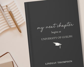 Graduation Journal, Custom Notebook, Graduation Party Guestbook, 2025 Graduation Gift, Daughter Graduating, Son Graduating Starting College