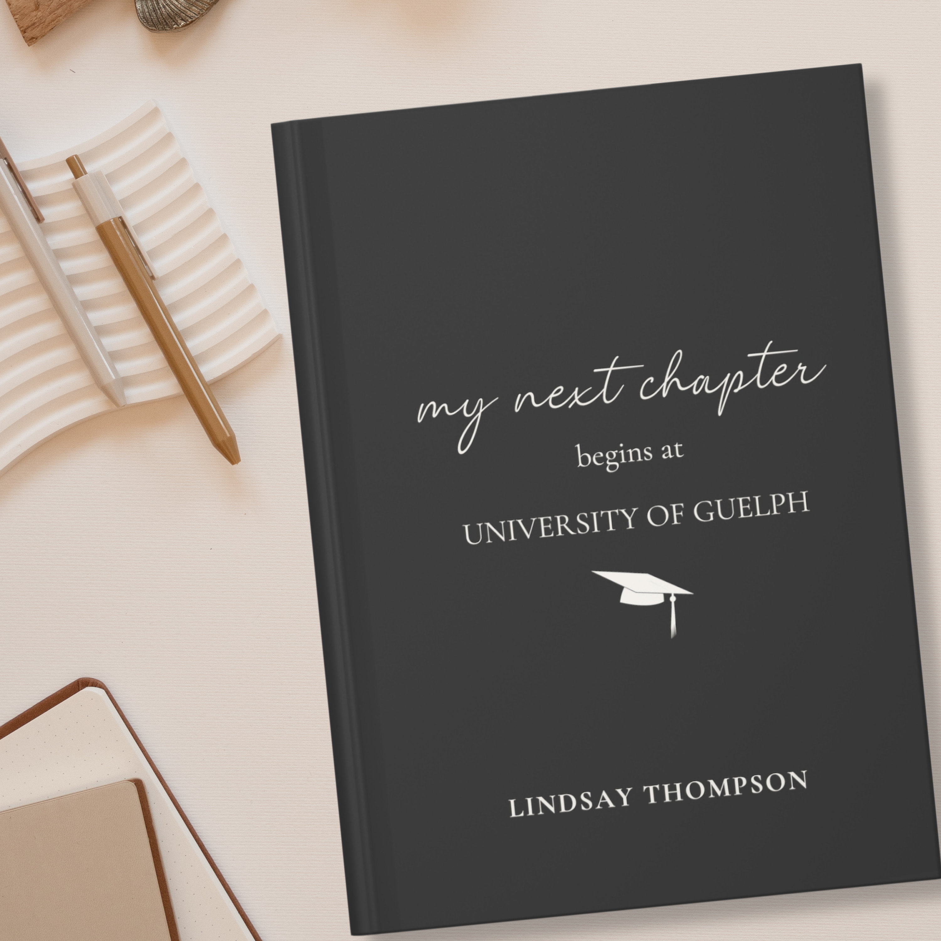 Graduation Journal, Custom Notebook, Graduation Party Guestbook, 2025 ...