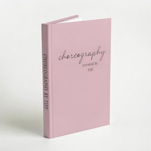 Choreography Journal, Dance Notebook, Dance Teacher Gift, Dance Team Competition, Dance Recital, Jazz Tap Hip Hop Ballet Freestyle