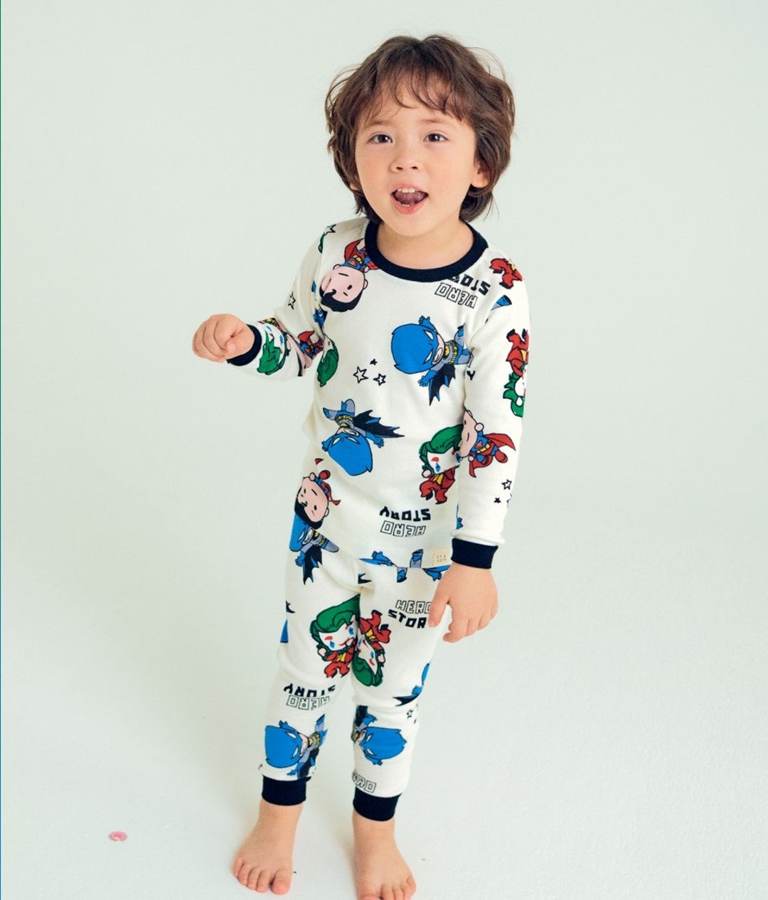 Toddler Pajamas Superman Batman and Joker Pajamas Kids Etsy