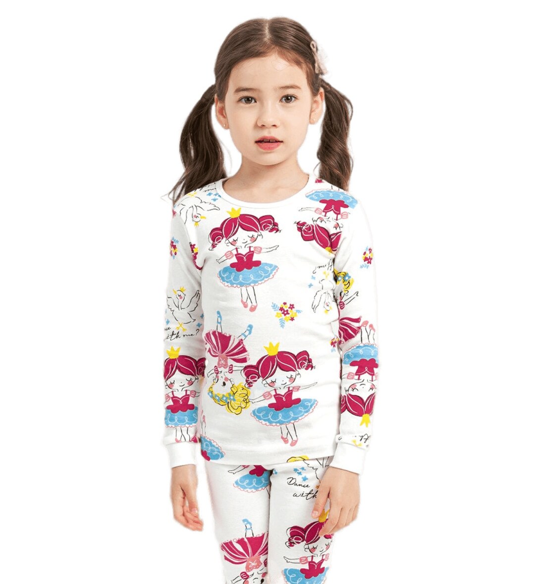 Girls Ballerina Princess Pajamas Snow Fairy Princess Toddler Etsy