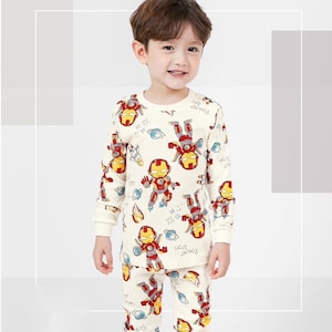 Organic Cotton Kids Long John PJ Set - Springtime Dream – NIOVI