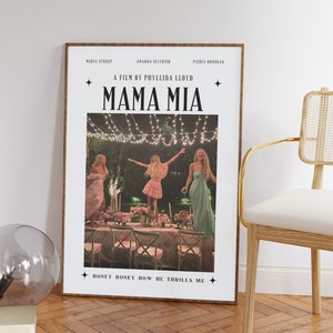 Mamma Mia Poster, Mamma Mia Dorm Poster, Mamma Mia Movie Poster