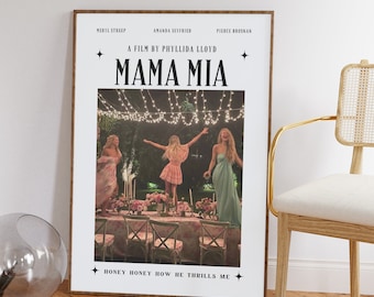 Mamma Mia Poster, Mamma Mia Wohnheim Poster, Mamma Mia Film Poster