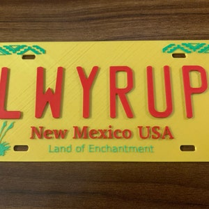 Mini Better Call Saul LWYRUP lawyer Up License Plate Sticker 