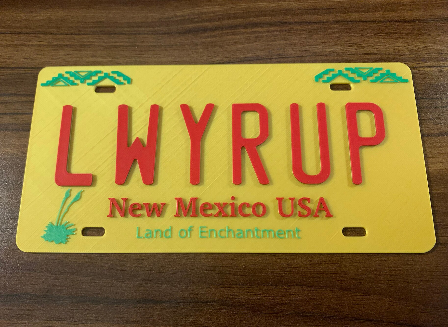 Mini Better Call Saul LWYRUP lawyer Up License Plate Sticker 