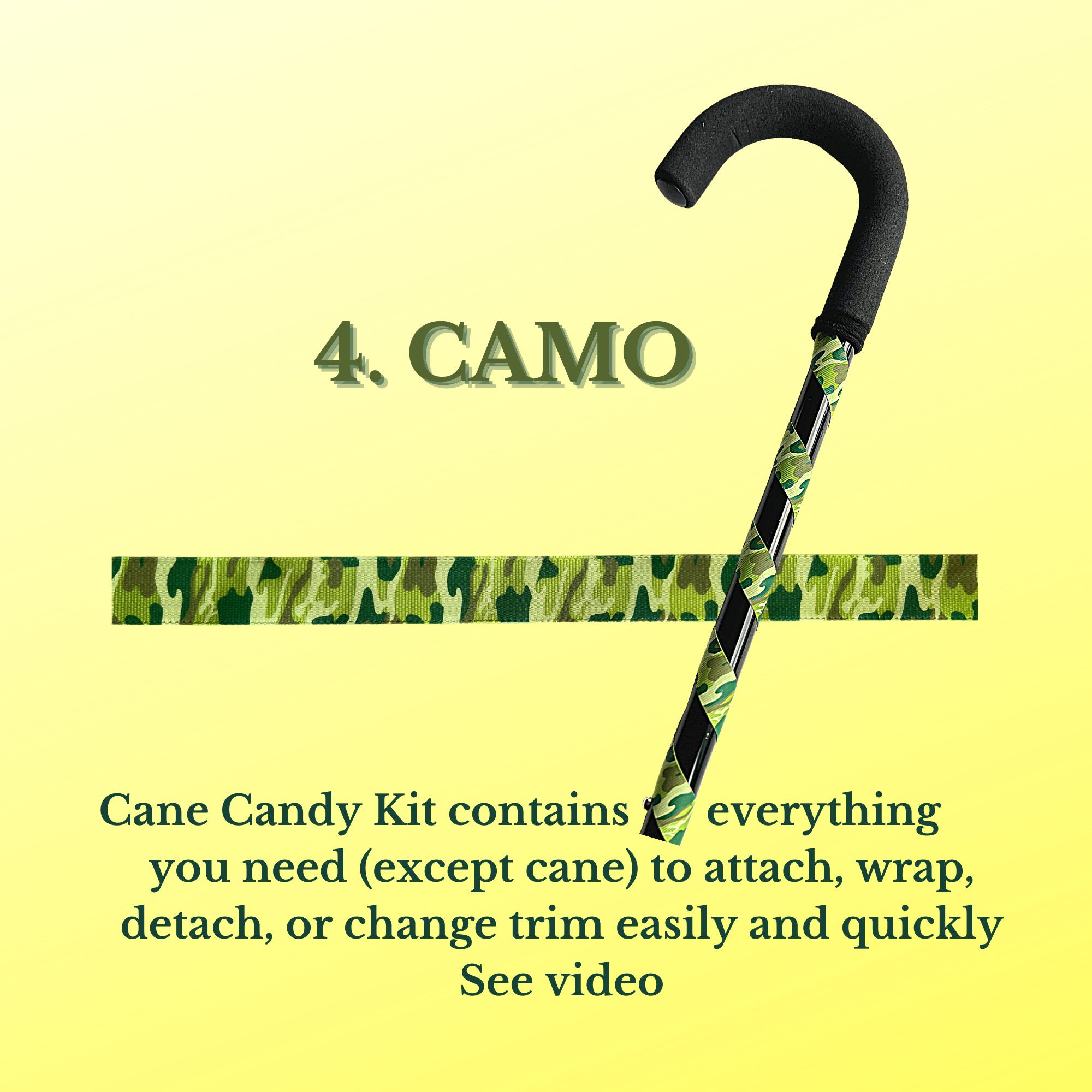 Unique Pattern Cane Decor; Walking Cane Pattern Decor; Walking Cane ...