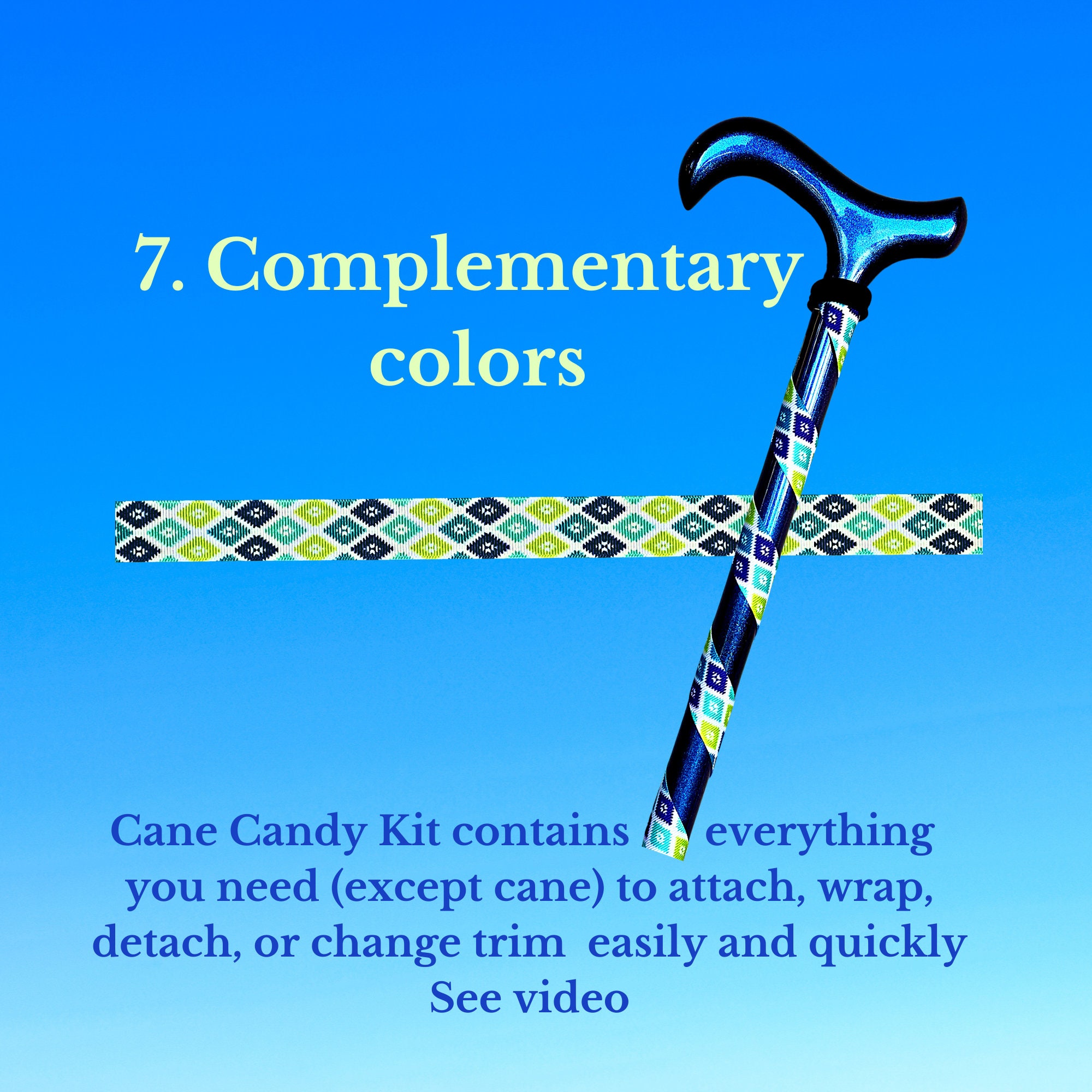 Unique Pattern Cane Decor; Walking Cane Pattern Decor; Walking Cane ...