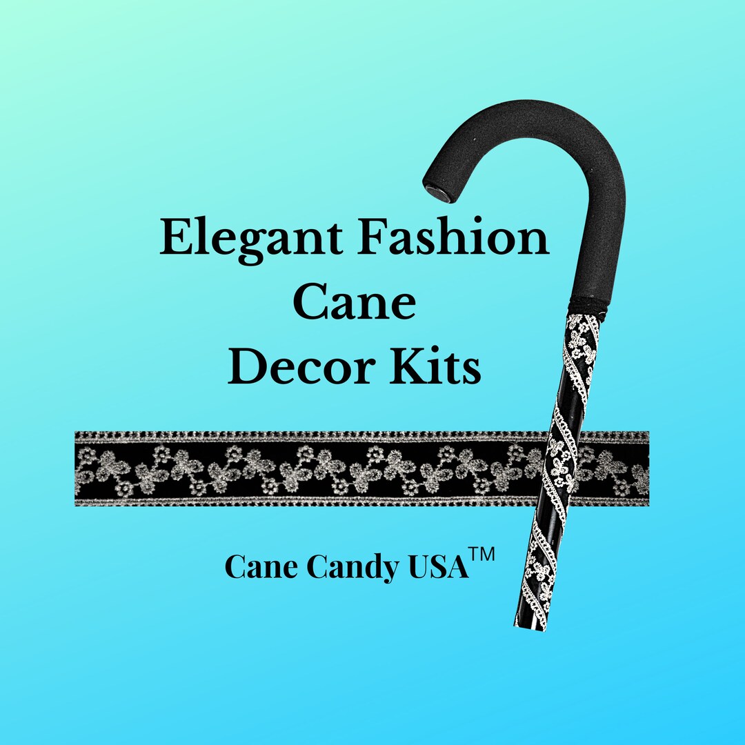 Elegant Cane Fashion Kits Walking Cane Fashion Kits Cane Decoration