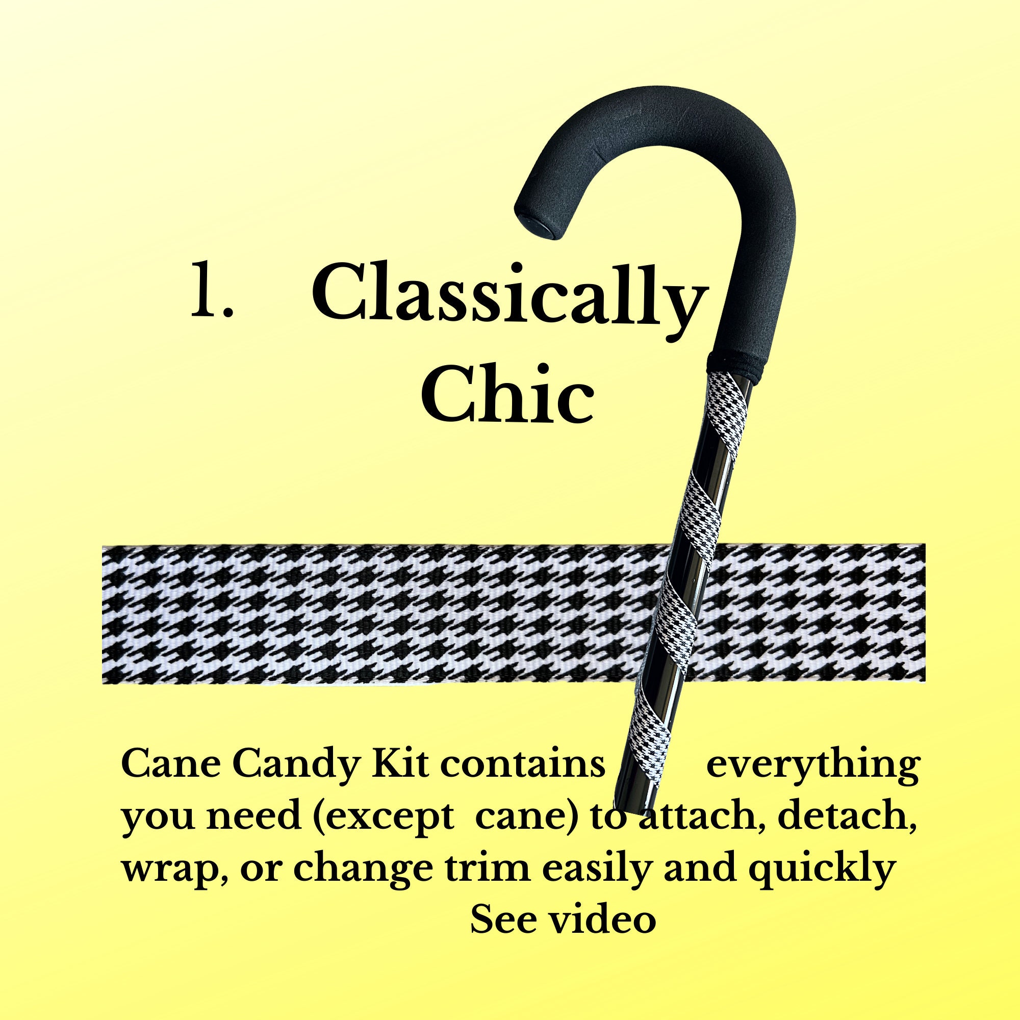 Unique Pattern Cane Decor; Walking Cane Pattern Decor; Walking Cane ...