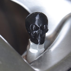 Skull Valve Caps Etsy
