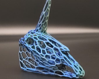 Decoración de la habitación Unicorn Skull Home Decor