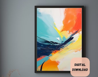 Colorful Abstract Art | Digital Print