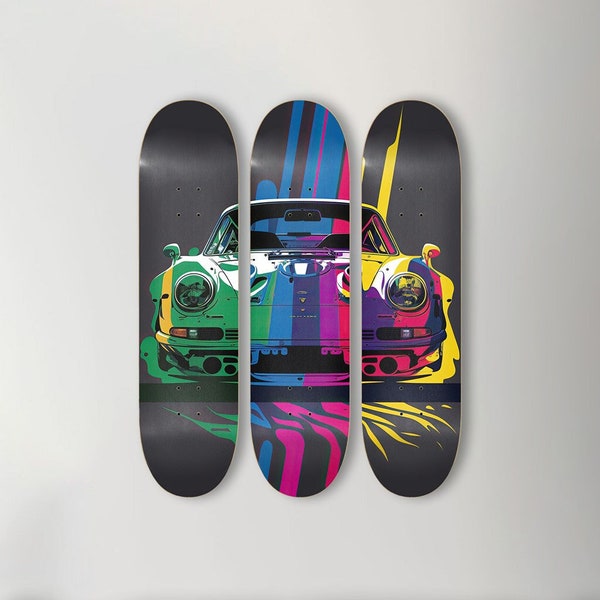 Skateboard Wall Art Etsy