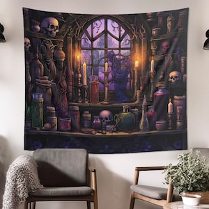 Witchy wall tapestry sales
