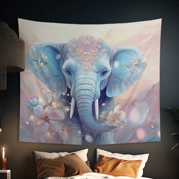 Sunshine Elephant Tapestry Home Art Decoration