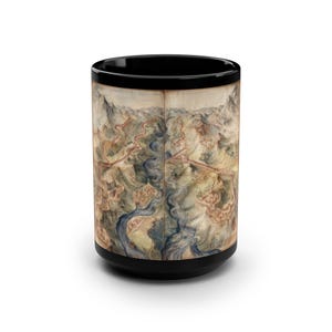 Atlas of Hollow Roads Mug, Imaginary Cartography Art