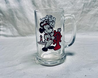 Mickey Mouse Glass Mug