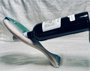 Gravity Defying Fish Wine Holder