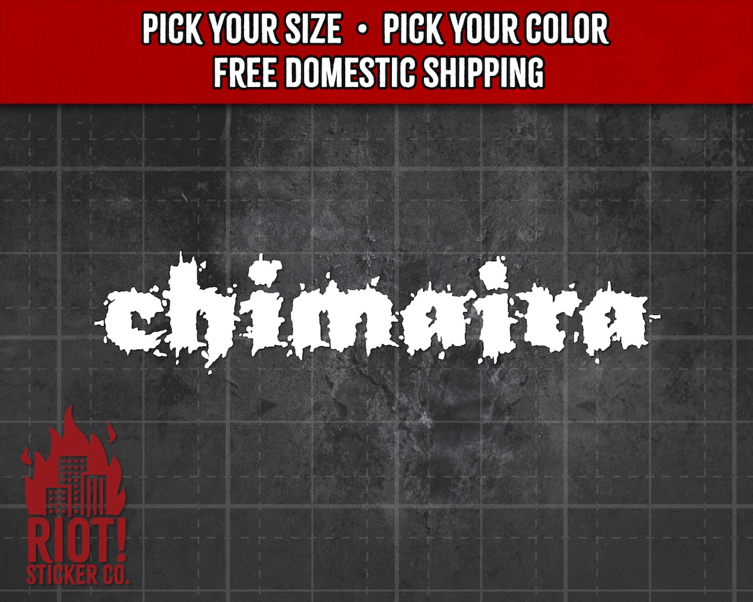 Chimaira Logo Vinyl Sticker Car Laptop