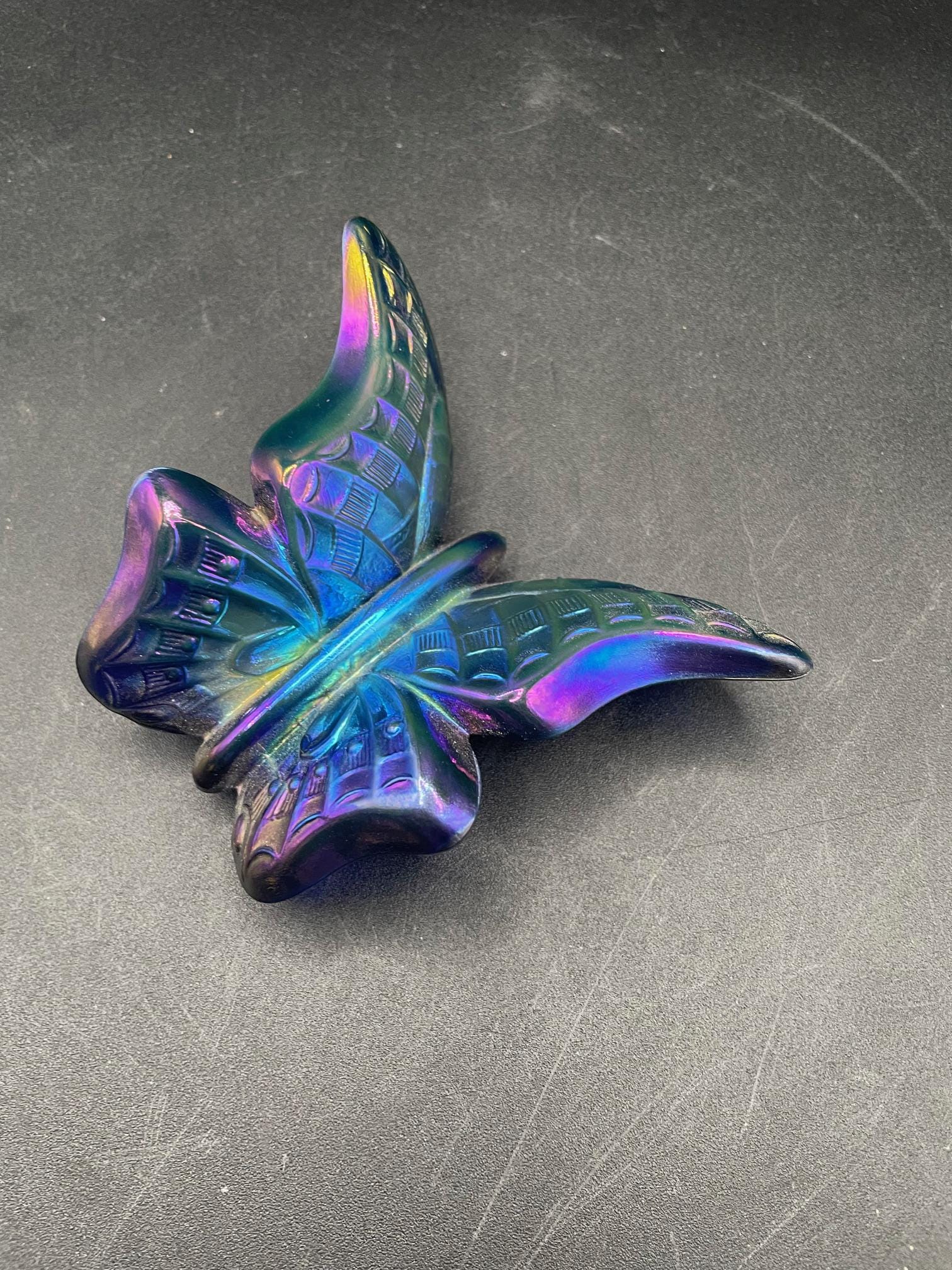 Fenton Glass Butterfly - Etsy Canada