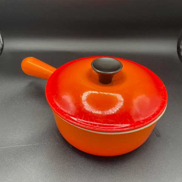 Vintage Le Creuset pot en deksel - gietijzer