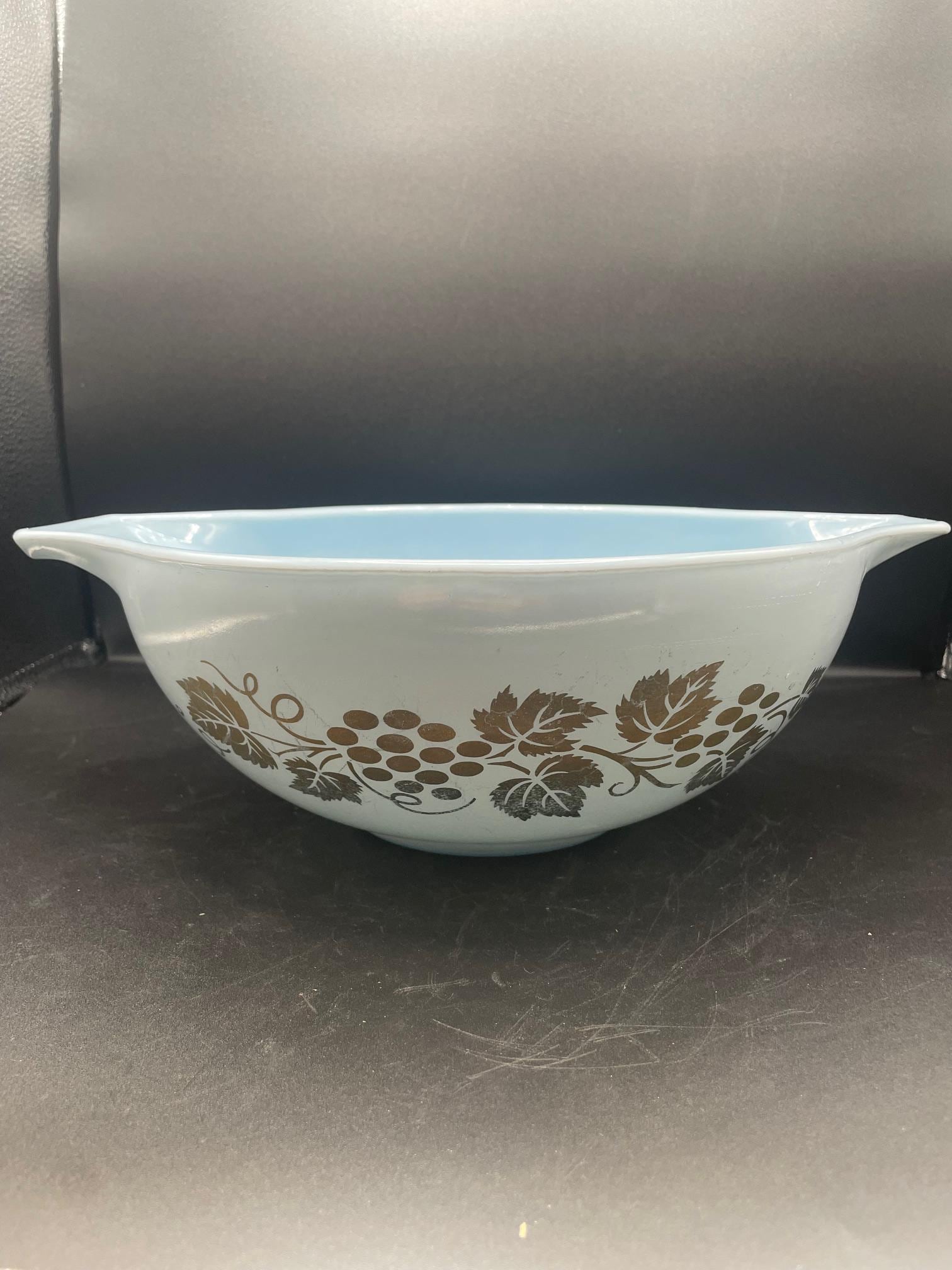 ヴィンテージ パイレックス 4 クォート ラージ デルファイト ブルー