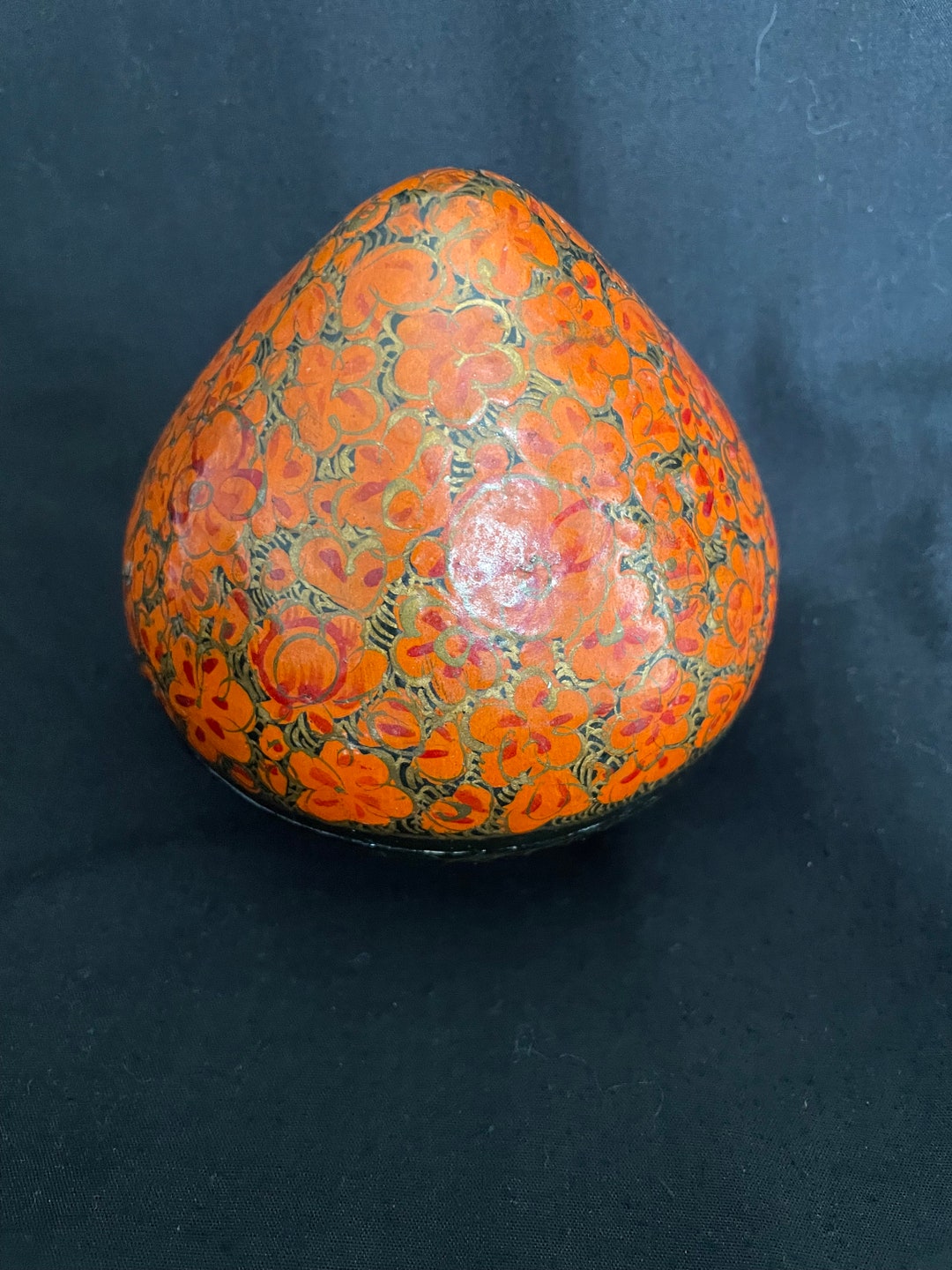 Hand Painted Paper Mache Box From India Etsy