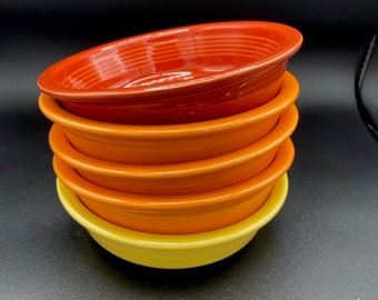 Fiesta Orange, Yellow and Red bowls