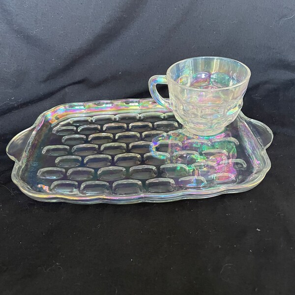 Snack Plate and Cup Etsy