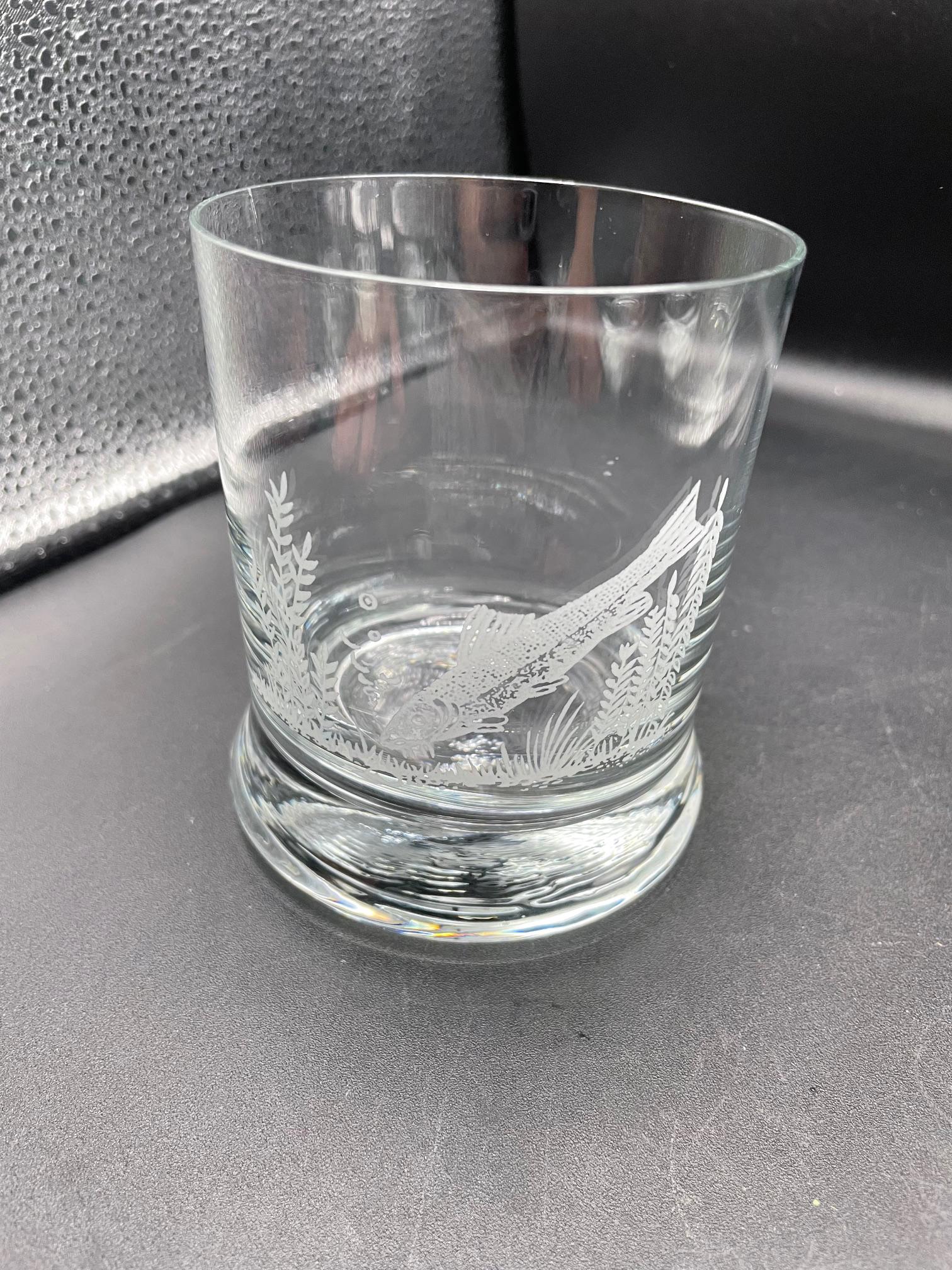 ヴィンテージ Libbey エッチング ワイルドライフ グラス – 4個セット