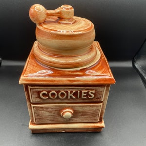 Mccoy coffee grinder cookie jar deals