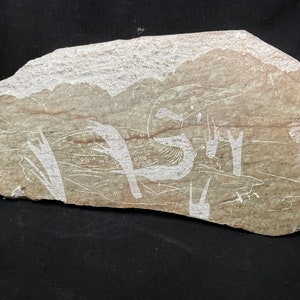 Loon -Rock carving - SIGNED SIKU -Inuit art