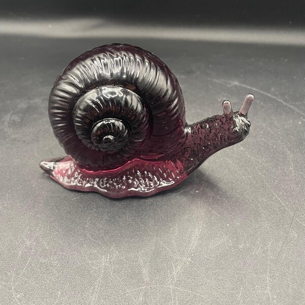 Fenton Glass poured by Mosser Purple Snail
