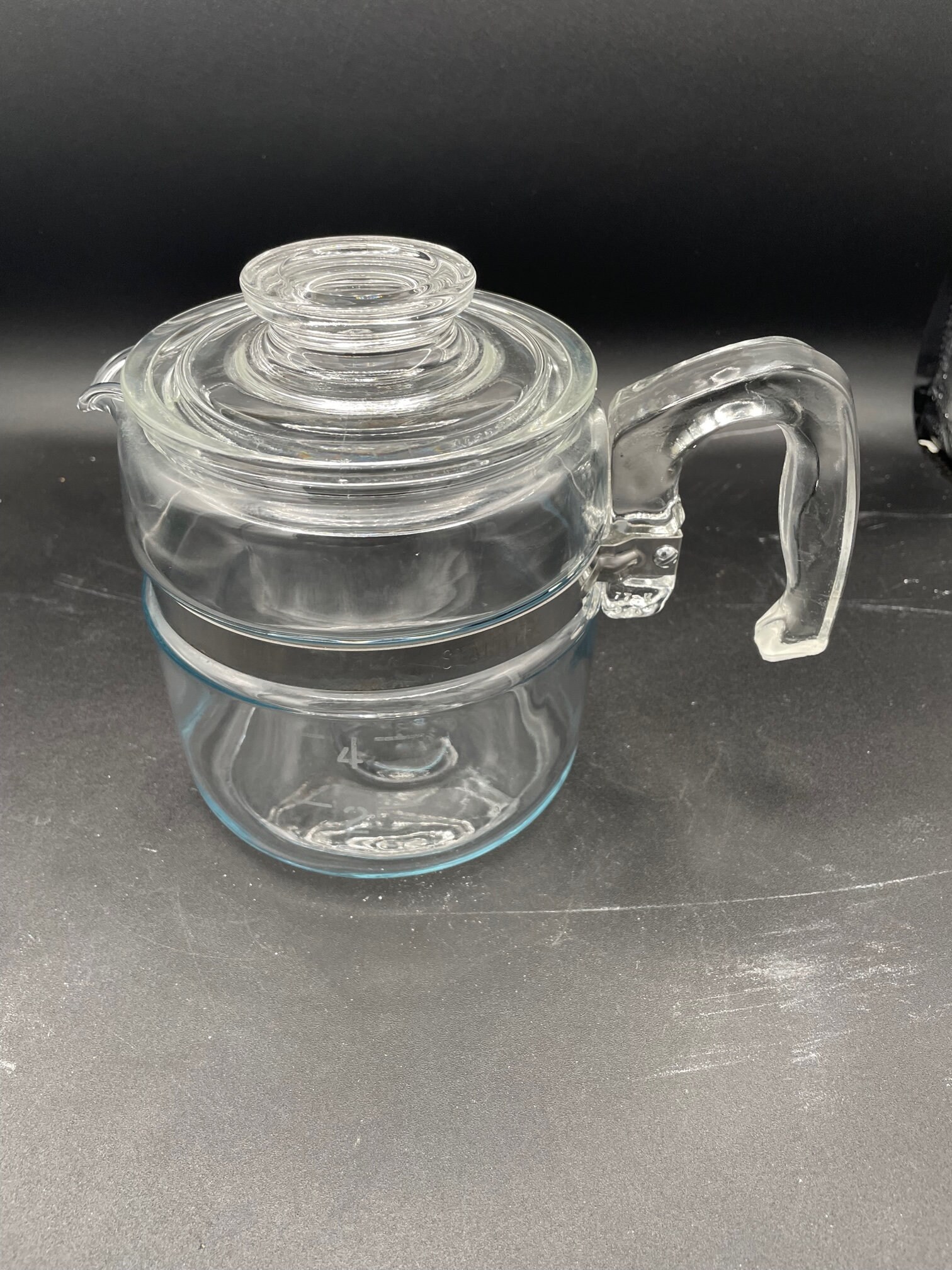 Vintage Pyrex Percolator Coffee Pot 4 Cups 7754 Vintage Pyrex Maker  Percolator Complete 7754 B 