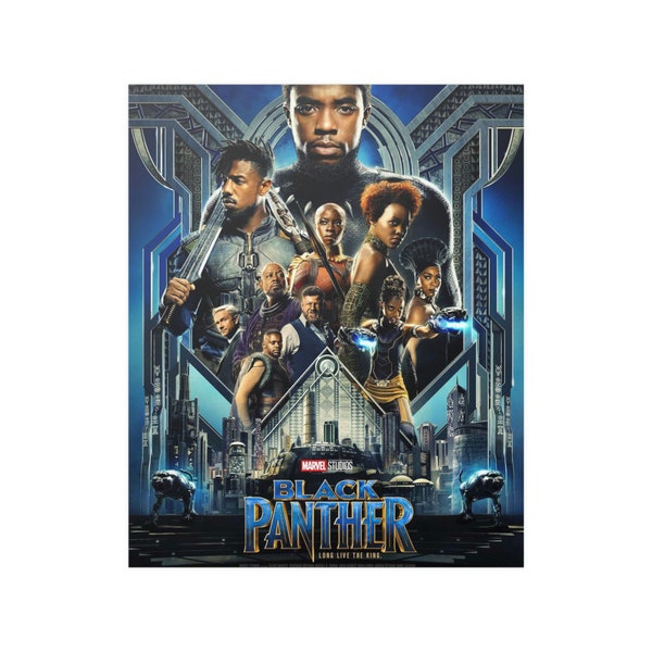 Posters en satin Black Panther (210 g)