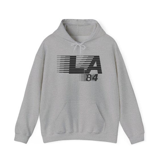 LA '84- Elliott Smith Retro Vintage Hooded Gildan Sweatshirt. Elliott Smith Figure 8.