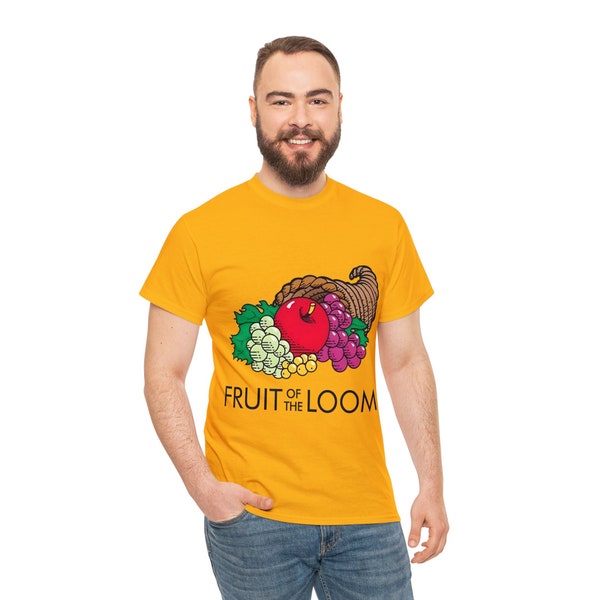 Fruit of the Loom- Cornucopia Mandela Effect Satire t-Shirt- Gildan 5000 Unisex Heavy Cotton Tee