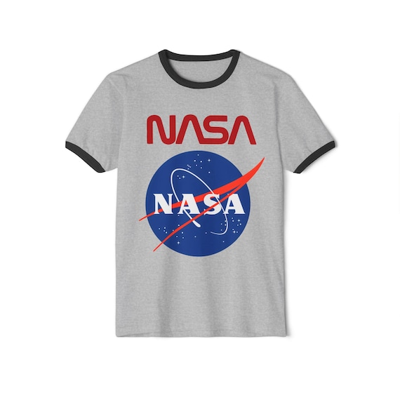 NASA- Retro Vintage- Ringer T-Shirt