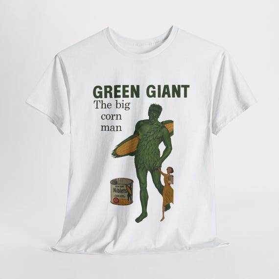 Green Giant- Green Corn Man- Retro Vintage T-Shirt