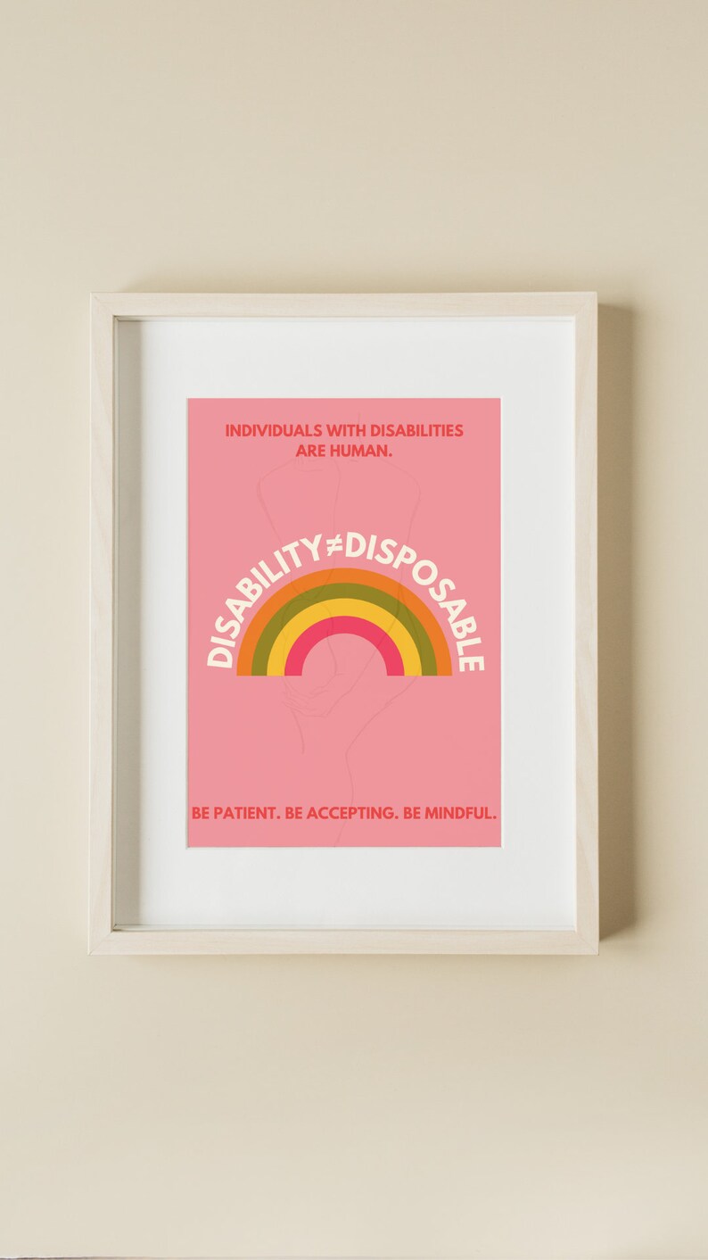 Disability Awareness Poster Bundle (printable) - Etsy