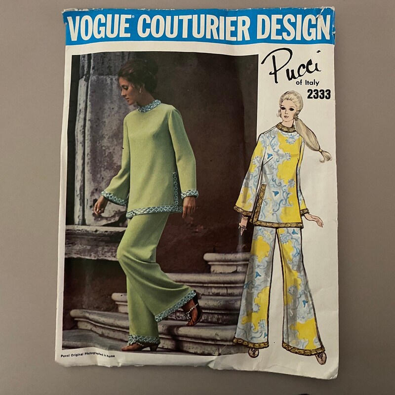 Pucci Vogue Pattern - Etsy