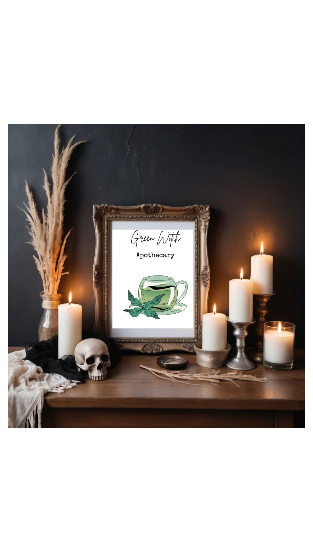 Green Witch Apothecary - Printable Decor - Witchy Decor - Whimsical ...