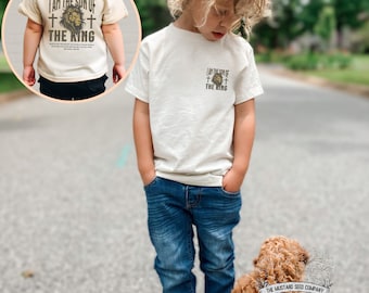 I  Am The Son Of The King Kids Christian T-Shirt Christian Lion of Judah Shirt Christian Tee for Youth Christian Childrens T-Shirt VBS Shirt