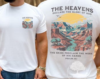 Christian Hiking T-Shirt: Glory of God Tee - Men's Outdoor Apparel