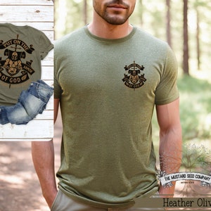 Armor of God Mens Christian T-shirt Put on the Full Armor of God Shirt for Men Vintage Christian Apparel Christian Back Graphic Tshirt Gift