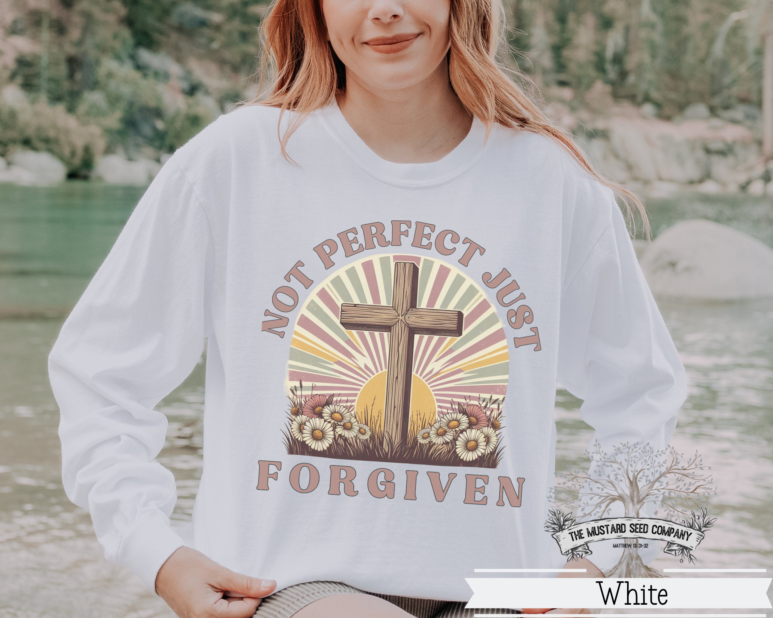 Not Perfect Just Forgiven Christian Shirt Christian Shirts for Women ...