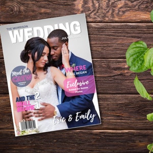 Magazine Style Wedding Program/Invitation 2