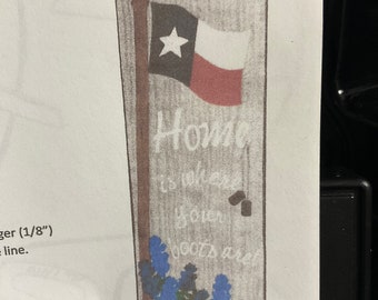 Row By Row Home Sweet Home quilt kit/Appliqué /Texas